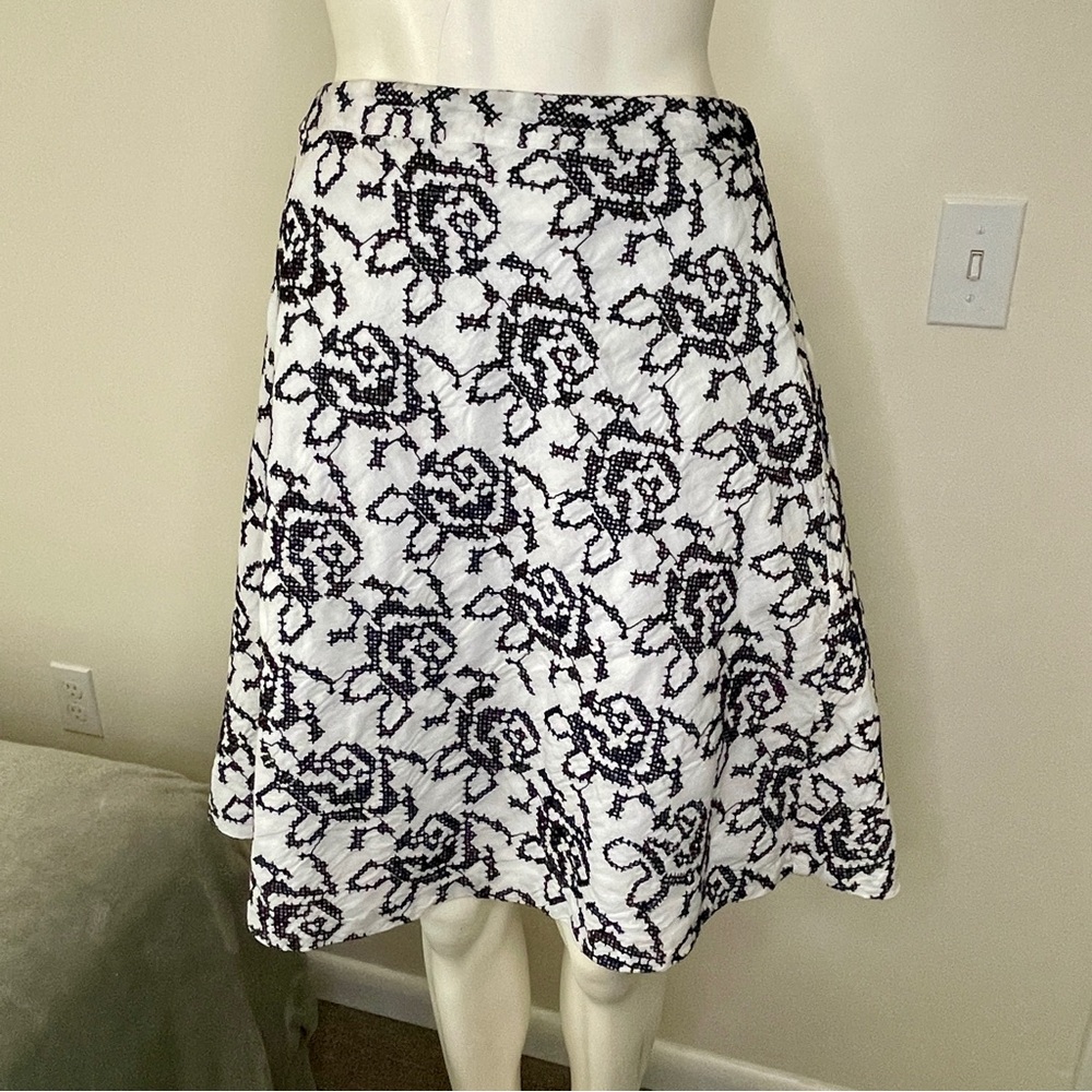 Michael Kors cross stitch rose skirt
